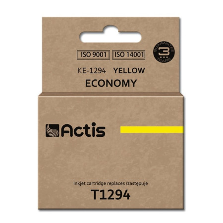 Actis KE-1294 rašalas (Epson T1294 pakaitalas; geltonas; 15 ml)