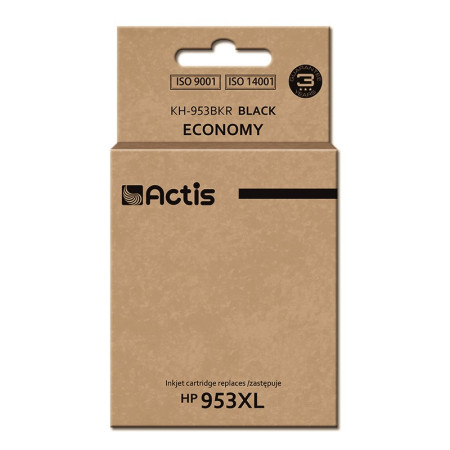 Actis KH-953BKR rašalas HP 953XL L0S70AE (50 ml, juodas) - naujas lustas