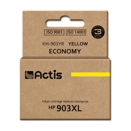 Actis KH-903YR rašalas (vietoj HP 903XL T6M11AE; standartinis; 12 ml; geltonas)