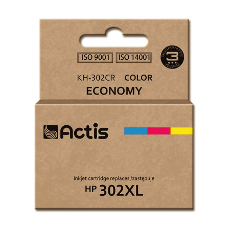 Actis KH-302CR rašalas (pakaitinis HP 302XL F6U67AE; spalvotas; 21 ml)