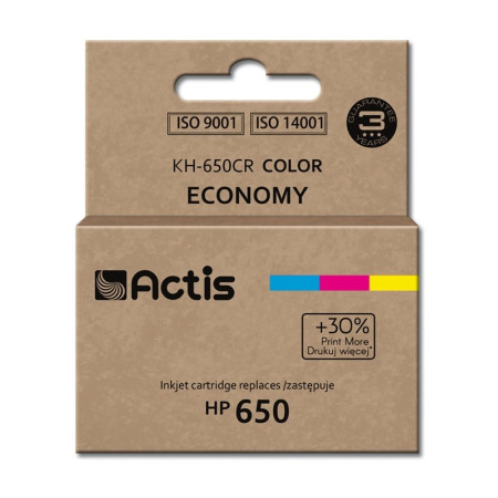 Actis KH-650CR rašalas (pakaitinis HP 650 CZ102AE; spalvotas; 9 ml)