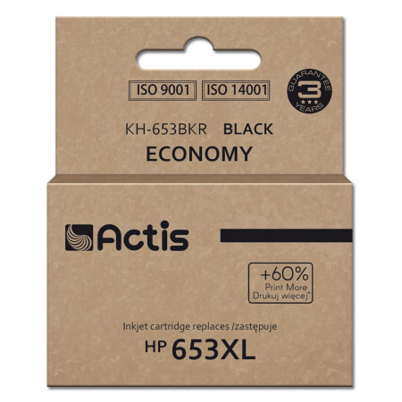 Actis KH-653BKR rašalas HP 653XL 3YM75AE