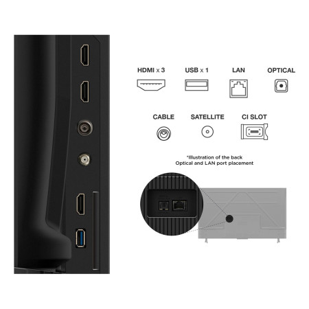 TCL 50 colių 4K Ultra HD Smart televizorius