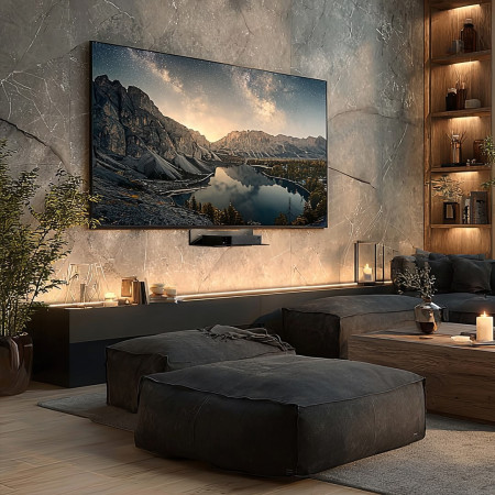 Sieninė lentynėlė „Maclean“ dekoderio laikymui, vienguba, maks. 5 kg