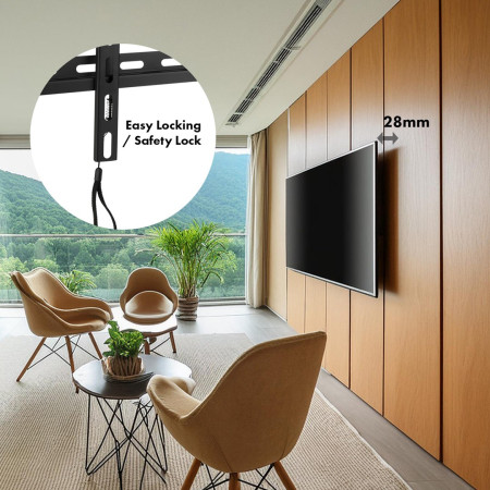 Maclean televizoriaus MC-412 sieninis laikiklis 32"-70"