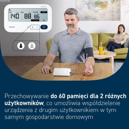 OMRON M3 COMFORT AFIB kraujospūdžio matuoklis