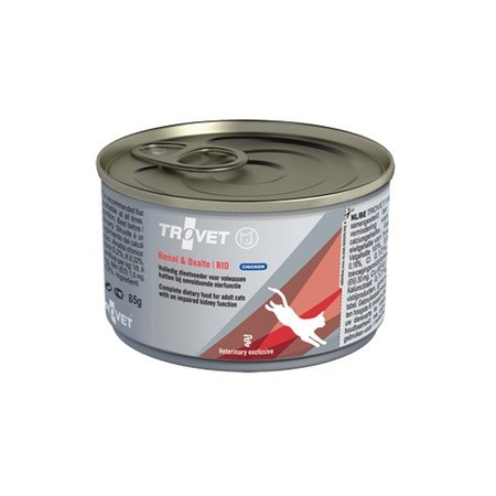 TROVET Renal & Oxalate RID Vištiena - šlapias kačių maistas - 100g