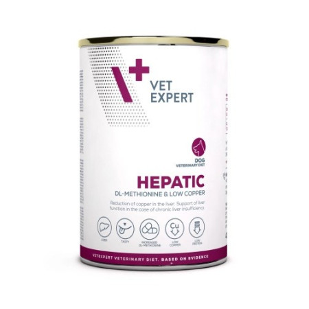VET EXPERT Veterinary Diet Hepatic Dog - Šlapias maistas šunims - 400 g