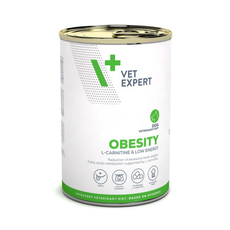 VET EXPERT Veterinary Diet Obesity Dog - šlapias maistas šunims - 400g