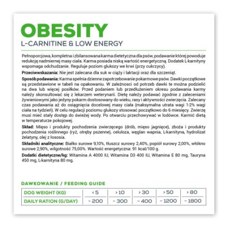 VET EXPERT Veterinary Diet Obesity Dog - šlapias maistas šunims - 400g