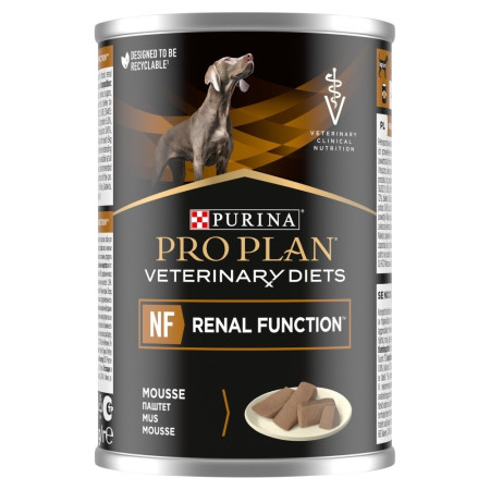 PURINA Pro Plan Veterinarinė Dieta NF Inkstų Funkcijai - Šlapias maistas šunims - 400 g