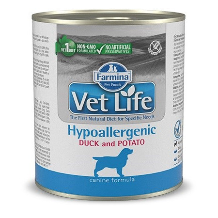 FARMINA Vet Life Diet DOG Hipoalerginis Antis ir Bulvės - Šlapias šunų maistas - 300 g