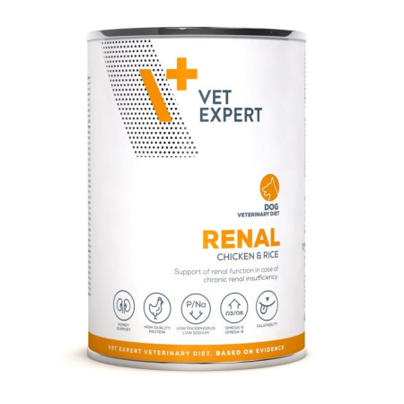 VET EXPERT Renal Chicken - drėgnas ėdalas šunims - 400g