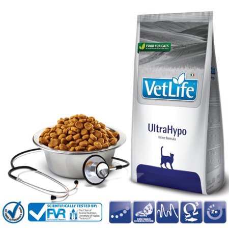 FARMINA VET Life Natural Diet Cat Ultrahypo - sausas kačių maistas - 2kg
