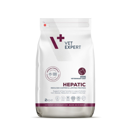 VET EXPERT Veterinary Diet Hepatic Dog - sausas šunų maistas - 2kg