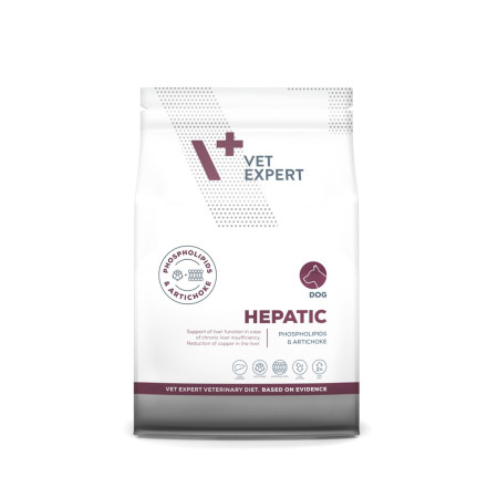 VET EXPERT Veterinary Diet Hepatic Dog - sausas šunų maistas - 2kg
