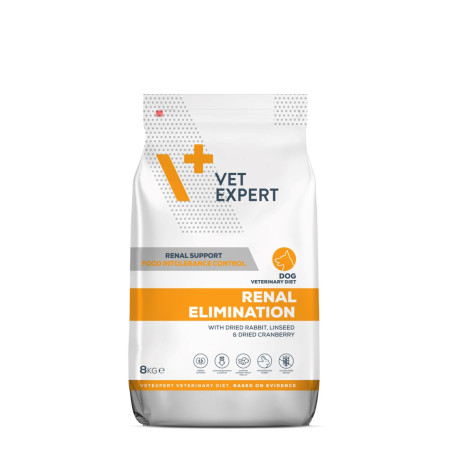 VET EXPERT Veterinarinė dieta Inkstų eliminacija šunims - sausas maistas - 2 kg