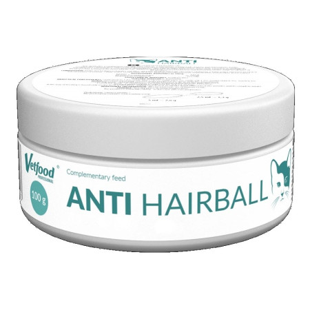 Vetfood Anti-Hairball – papildomas pašaras katėms – 100 g
