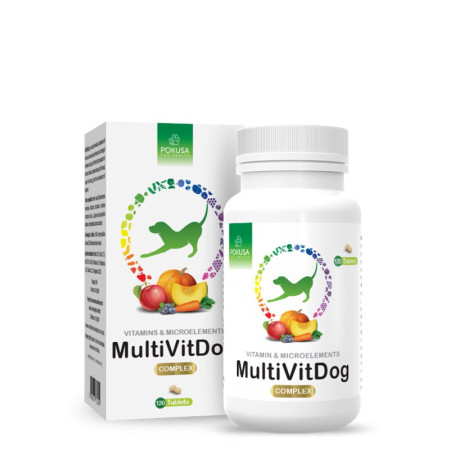 POKUSA MultiVit Dog Complex - papildai šunims - 120 vnt.