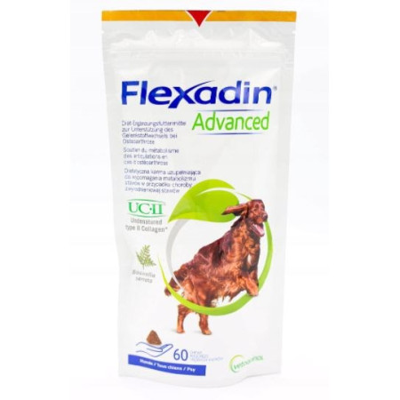 Vetoquinol Flexadin Advanced - įkandimai šunims - 60 tablečių