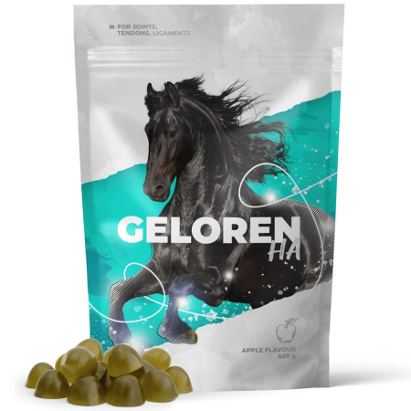 GELOREN Horse HA sąnariams - vitaminai arkliams - 450g
