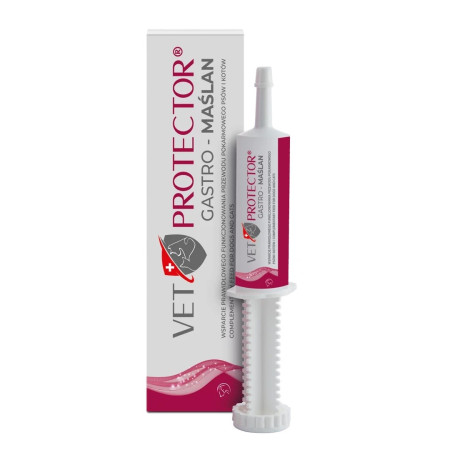VET PROTECTOR Gastro Butyrate - papildai šuniui ir katei - 60ml