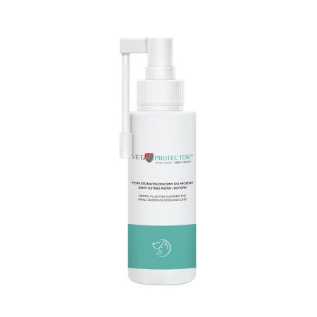 JM SANTE Vet Protector Fresh - dantų skystis burnos higienai šunims ir katėms 100 ml