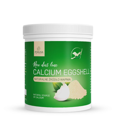 POKUSA RawDietLine Calcium Eggshell - papildai šunims ir katėms 500g