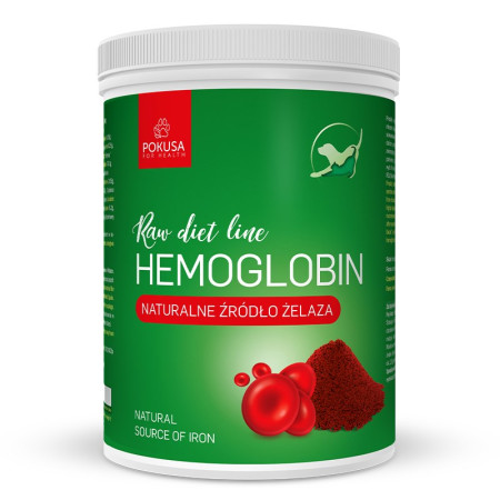 POKUSA RawDietLine Hemoglobinas - papildai šunims ir katėms - 800 g