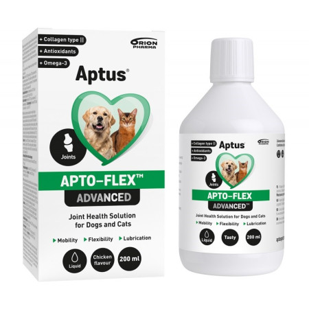 Aptus Apto-flex Advanced Collagen - papildai šunims ir katėms – 200ml
