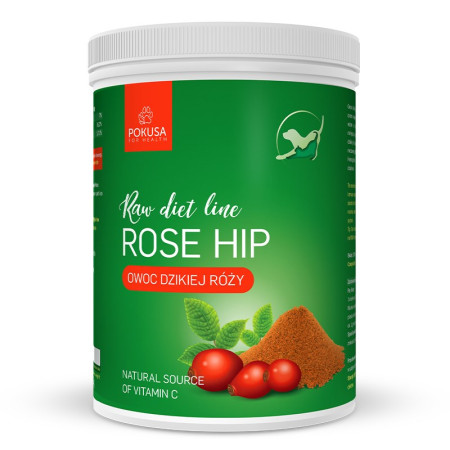 Pokusa RawDietLine Rose Hip - papildai šunims ir katėms - 200 g