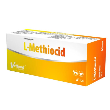 VETFOOD L-Methiocid - papildai šunims ir katėms - 120 vnt.