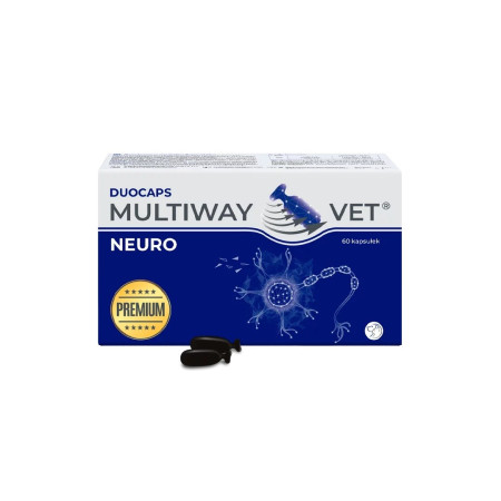 JM SANTE Multiway Vet Duocaps Neuro - kapsulės nervų sistemai palaikyti šunims ir katėms - 60 vnt.