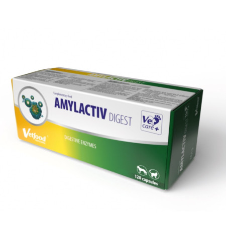 VETFOOD Amylactiv Digest - papildai šunims ir katėms - 120 vnt.