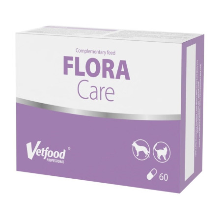 VETFOOD Flora Care - papildai šunims ir katėms - 60 vnt.