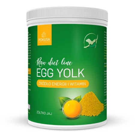 POKUSA Egg Yolk RawDietLine - papildai šunims ir katėms - 800 g