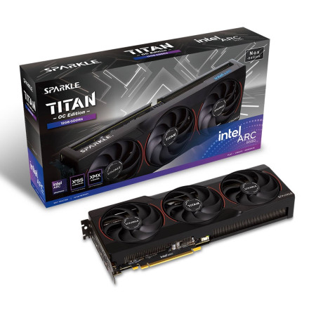 SPARKLE Intel Arc B580 TITAN NOX OC 12G vaizdo plokštė