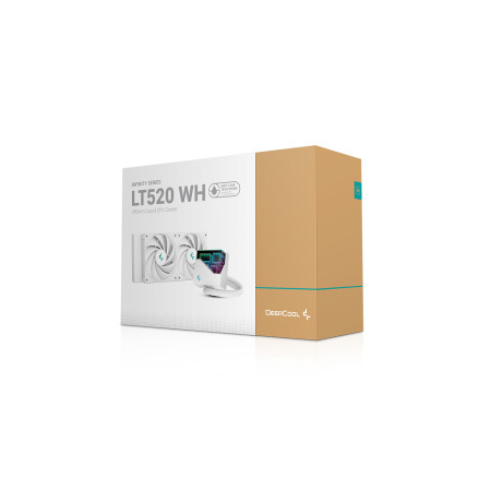 DeepCool LT520 vandens aušinimas AiO, 240mm - baltas