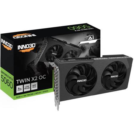 INNO3D RTX 5060 Twin X2 OC 8 GB vaizdo plokštė