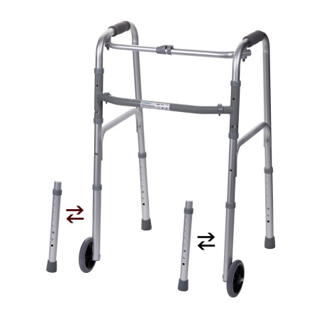 Aliuminė trifunkcinė reabilitacinė vaikštynė