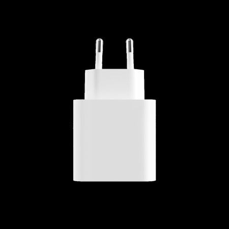 Xiaomi 33W USB-C USB-A PD įkroviklis baltas