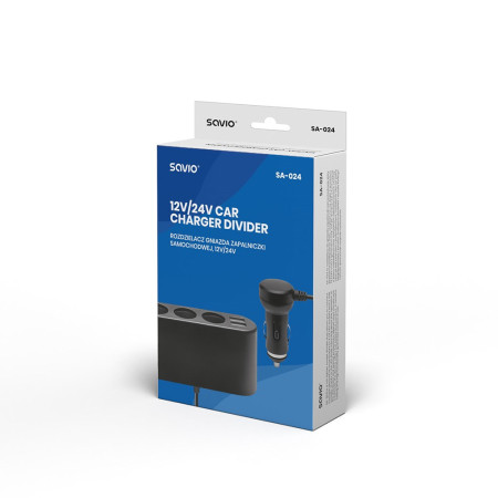 Automobilio žiebtuvėlio lizdo šakotuvas