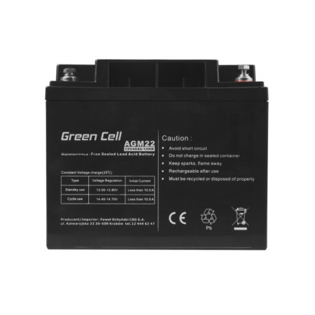 Green Cell AGM22 UPS akumuliatorius 12 V 40 Ah