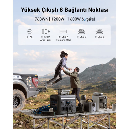 Anker Solix C800X Nešiojamoji maitinimo stotis 1200 W