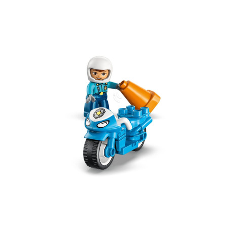 LEGO Duplo Town 10471 Mėlynas policijos motociklas