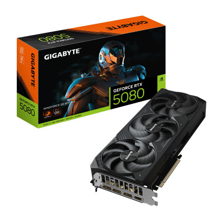 GIGABYTE NVIDIA GeForce RTX 5080 16 GB GDDR7 Grafikos Plokštė