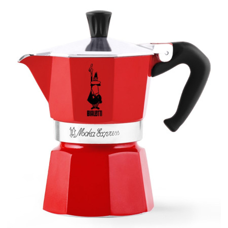 Bialetti Moka Express 3TZ (150 ml) raudona