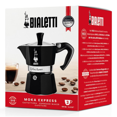 Bialetti Moka Express 3TZ (150 ml) juoda