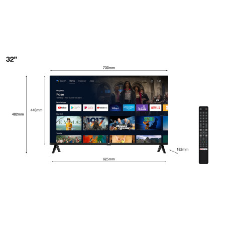 TCL 32" HD Smart TV 1366x768