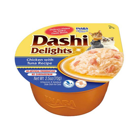 INABA Dashi Delights vištienos ir tuno sultinys - 70 g